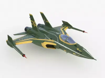 Fighter  jet High Detail  3D model