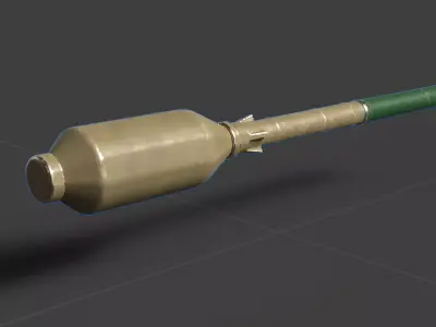 TPG missille charge 3D model