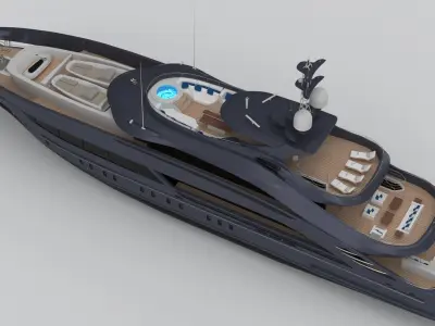 Desire Yacht 3D model