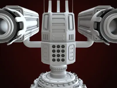 Robotic Turret 3D model
