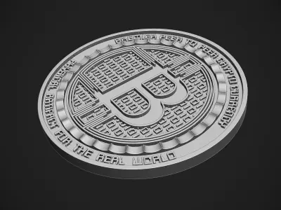 Anonymous Owl Bitcoin 3D print model