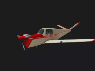Twin Engine Transport Plane 3D model
