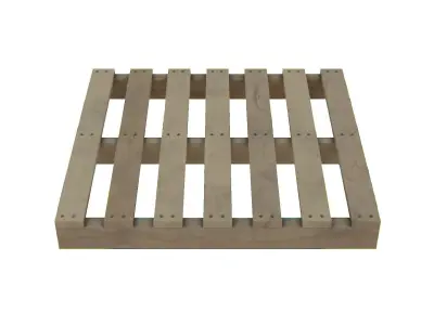 WoodPalletV-04 wooden pallets Low-poly 3D model