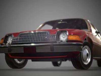 AMC Pacer Low-poly 3D model
