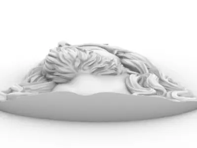  Jesus Face 3D print model