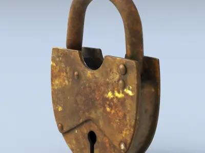 Lock High Poly 3D model