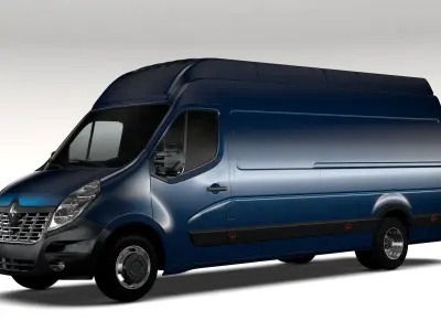Renault Master L4H3 Van 2017 3D model