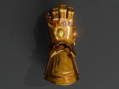 Infinity Gauntlet Cinematic 3D Fan Model  Blender   3D model