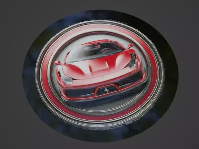 Car Pendant Medallion 3D print model 72