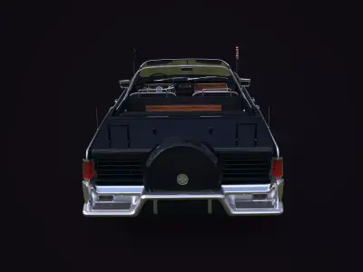 Lincoln Continental 61 Presidential Limousine 3D model