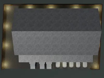 Mini warehouse 3D model