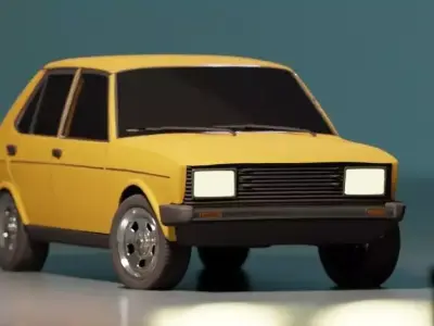 Free Old Car Model Free 3D model