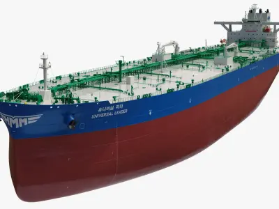 HMM Universal Leader Oil Tanker 3D model