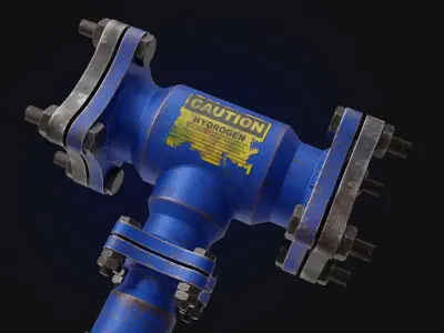 sledgehammer Low-poly 3D model