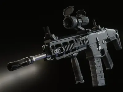 Howa Type 20 Low-poly 3D model