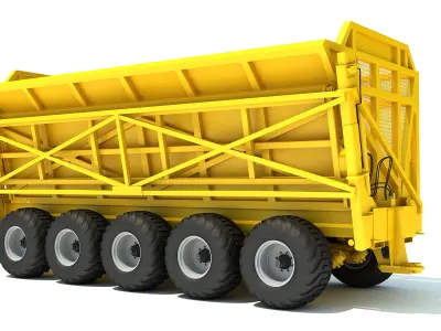 Cane Transfer Trailer 3D model