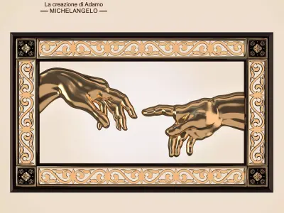 La creazione di Adamo  3D model