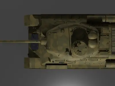 T-34 85 Tank 3D model