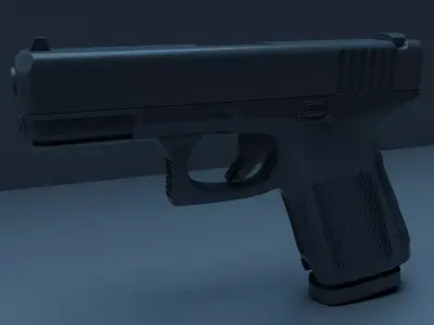 pistol model Free 3D model