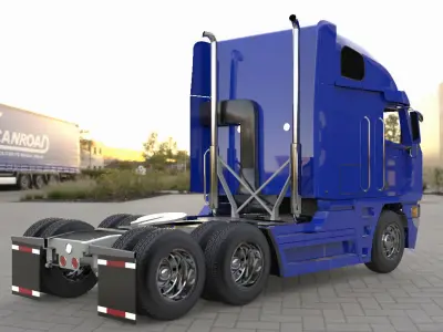 Freightliner Argosy 2017 Low-poly 3D model
