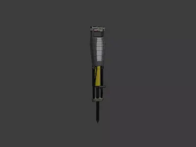 Drill electric screwdriver 3D model