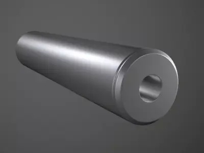 GG Silencer Low-poly 3D model