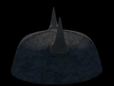 Viking Helmet Low-poly 3D model order