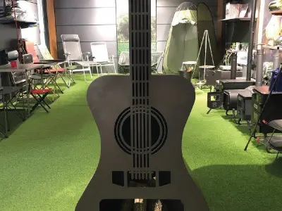 Sheet Metal Guitar Fireplace 3D model