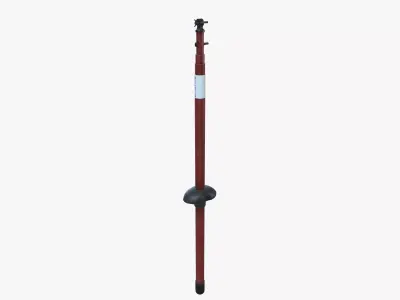 Voltage Detector Rod Low-poly 3D model
