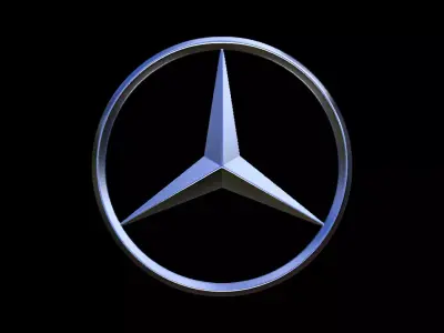 Mercedes Benz Car Logo Free 3D model
