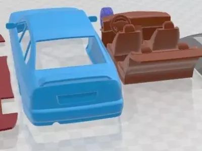Subaru Legacy 1994 Printable Car 3D print model