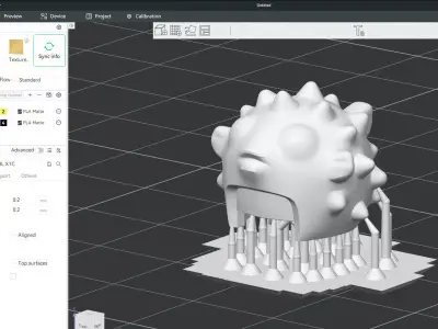 Custom3Dprint Minifigure Accessory - Ninjago Fish Helmets - 007 3D print model