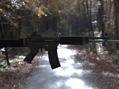 K2 Rifle 3D model