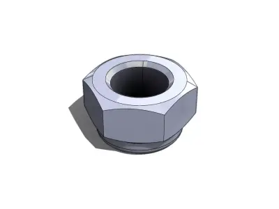 Porca Parlock M16 Nut 3D model