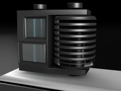 Sci-Fi Props Low-poly 3D model