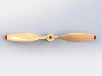 High-Performance 3D Propeller Design Detailed SolidWorks Model 3D print model