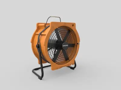 Industrial Fan 3D model get