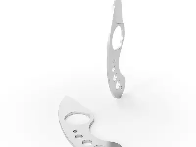 Fred Perrin La Griffe knife 3D model