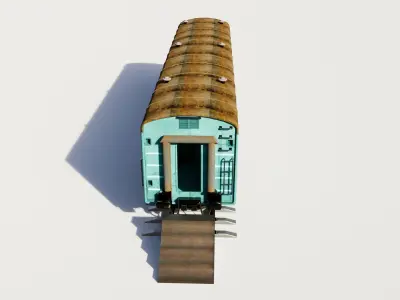 Trainwagontracks 3D model