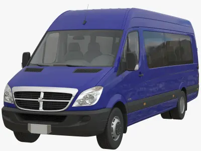 Dodge Sprinter 3500 Minibus L4H2 3D model