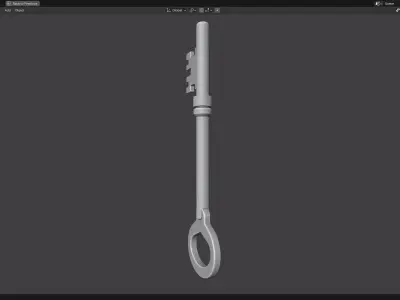Old Key for Printing 3D print model