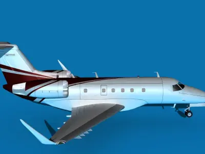 Embraer Praetor 500 V09 3D model