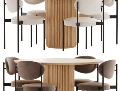 Dinning Set 13 3D model