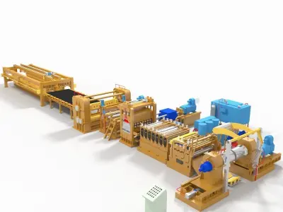 Plate Shears Guillotine 3D model