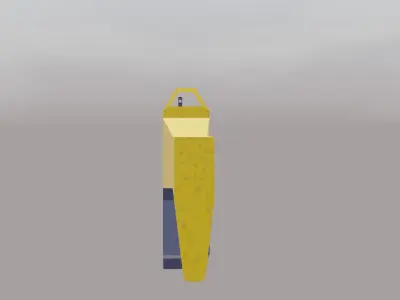 Rifle Low-poly 3D model