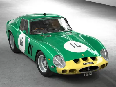 Ferrari 250 GTO - 3767 GT - No Engine 3D model