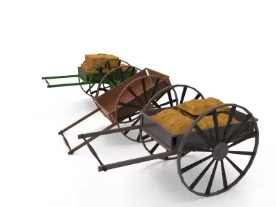 FARM CART 3D model by Hafcoy