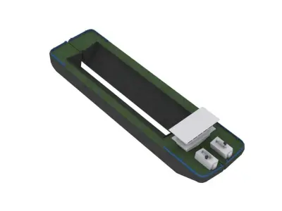 Split Hopper Barge - Self Propelled 3D model