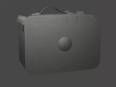 Ammo box Free low-poly 3D model purchase