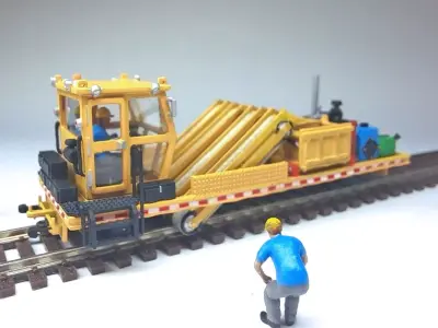HO Scale Metal Reclaimer MOW 3D print model